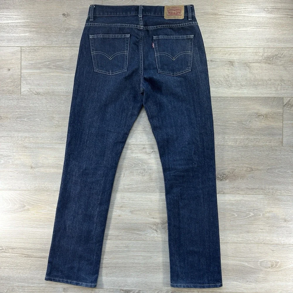 Levis 511 Slim Women's Size 20 30x20 Dark‎ Wash  Stretch Cotton Polyester Jeans